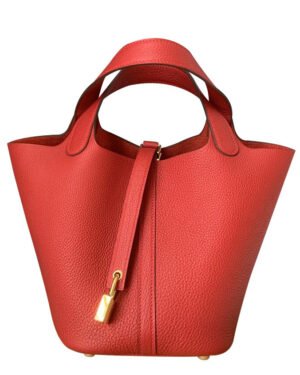 Hermes Picotin Lock Bag 22cm Red