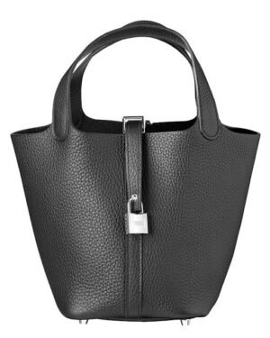 Hermes Picotin Lock Togo Bag 18cm Black