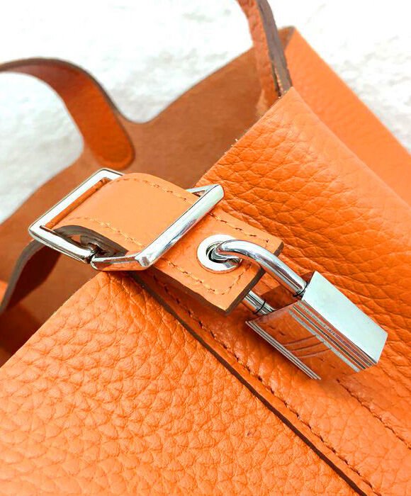 Hermes Picotin Bag Orange - Image 4