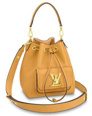 Louis Vuitton Lockme Bucket Bag M57687 M57689 Light Coffee