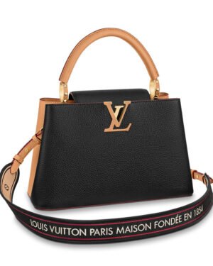 Louis Vuitton Capucines MM M58608 M58610 Black