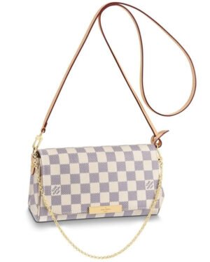 Louis Vuitton Damier Eva Clutch N41277 White