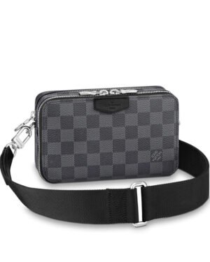 Louis Vuitton Alpha Wearable Wallet N60418 Black