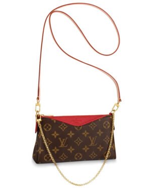 Louis Vuitton Pallas Clutch M41638 Red