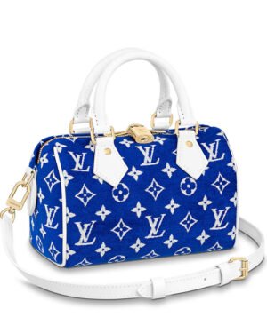 Louis Vuitton Speedy Bandouliere 20 M20751 Blue