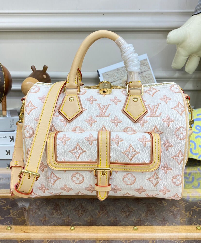 Louis Vuitton Speedy Bandouliere 25 M20852 M20919 White - Image 2
