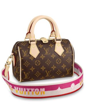 Louis Vuitton Speedy Bandouliere 20 M45948 M45957 Peachblow