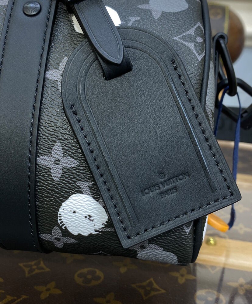 Louis Vuitton LV x YK Bandouli?re Keepall 25 M46406 Black - Image 6