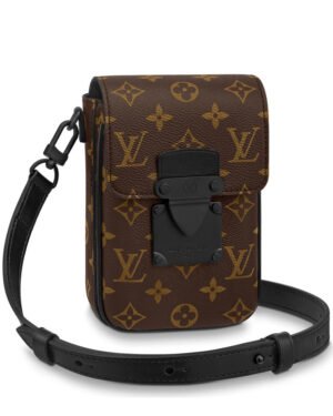 Louis Vuitton S-Lock Vertical Wearable Wallet M81522 Brown