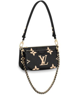 Louis Vuitton Multi Pochette Accessoires M45777 Black