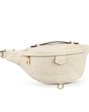 Louis Vuitton Monogram Empreinte Bumbag M44812 Cream