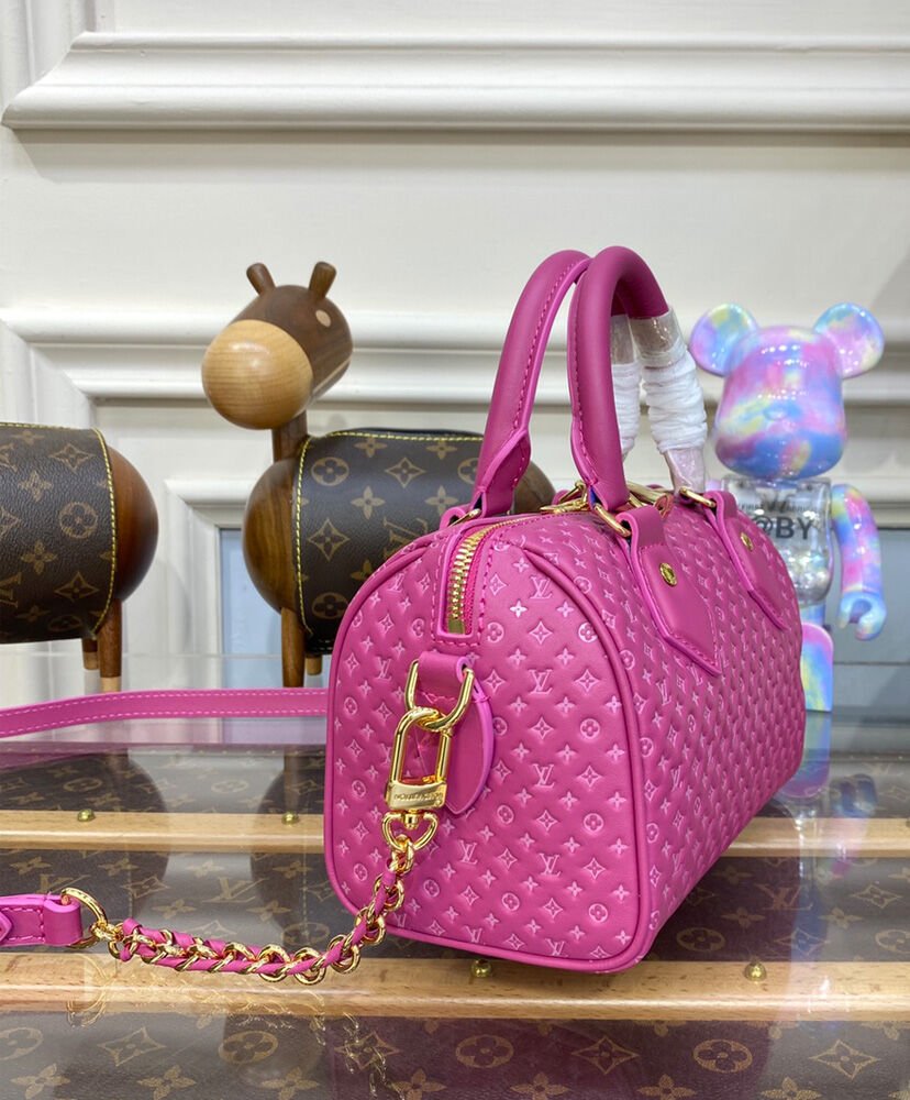 Louis Vuitton Speedy Bandouliere 20 M22286 M22595 Peachblow - Image 3