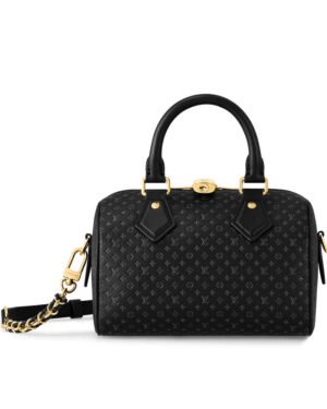Louis Vuitton Speedy Bandouliere 20 M22286 M22595 Black