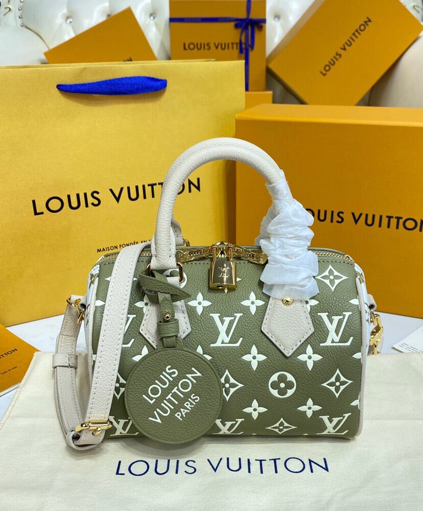 Louis Vuitton Speedy Bandouliere 20 Bag M46088 M46118 Green - Image 2