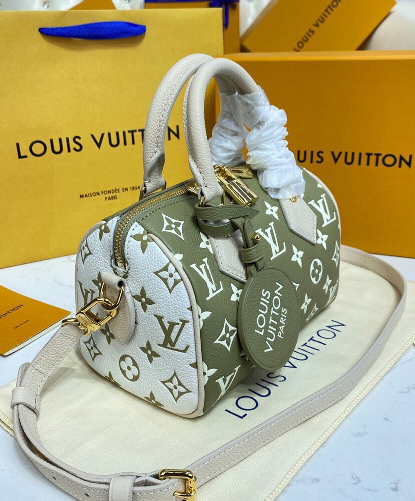 Louis Vuitton Speedy Bandouliere 20 Bag M46088 M46118 Green - Image 3