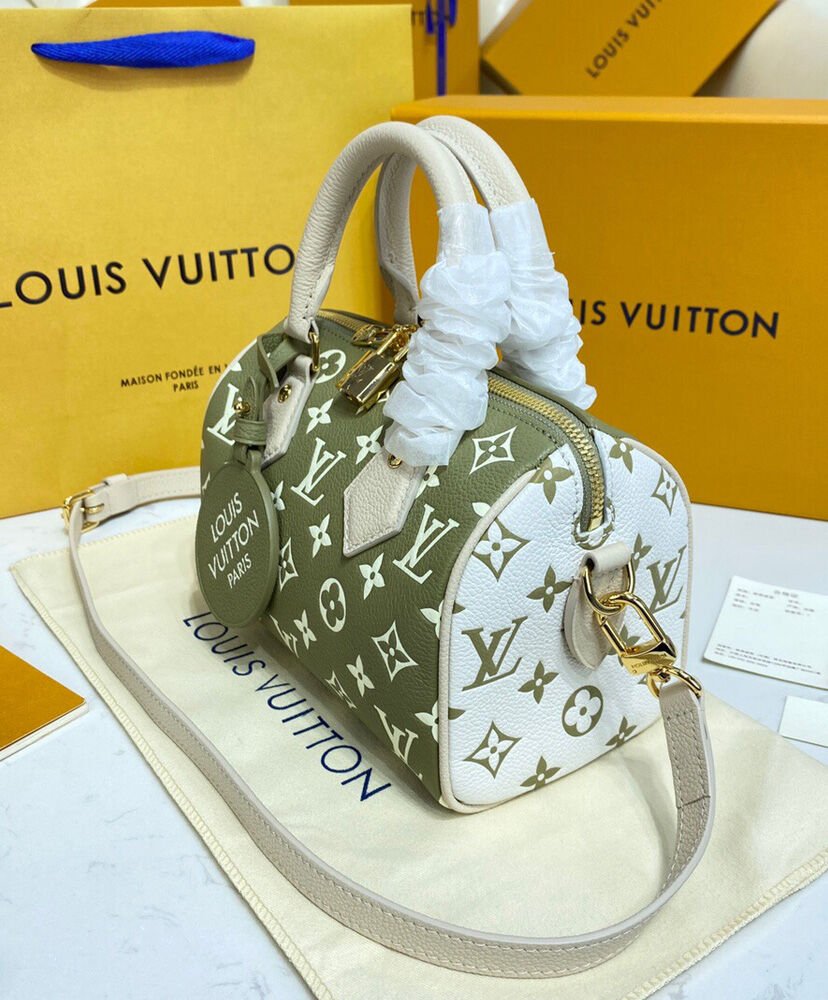 Louis Vuitton Speedy Bandouliere 20 Bag M46088 M46118 Green - Image 4