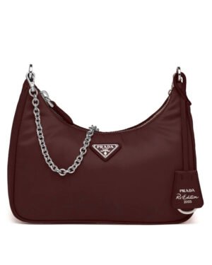 Prada Re-Edition 2005 nylon shoulder bag Mauve