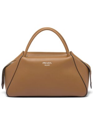 Prada Medium Leather Prada Supernova Handbag 1BA365 Coffee