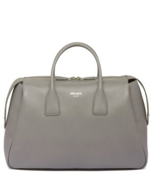 Prada Leather Travel Bag 2VC035 Gray