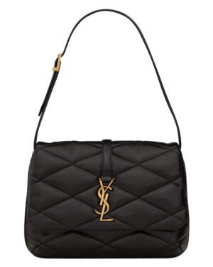 Saint Laurent Le 57 Shoulder Bag In Quilted Lambskin 698567 Black