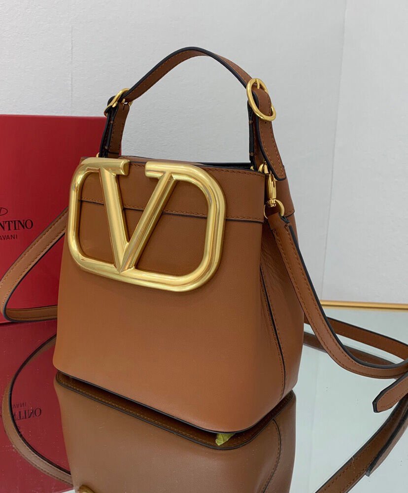 Valentino Garavani Supervee handbag Coffee - Image 4