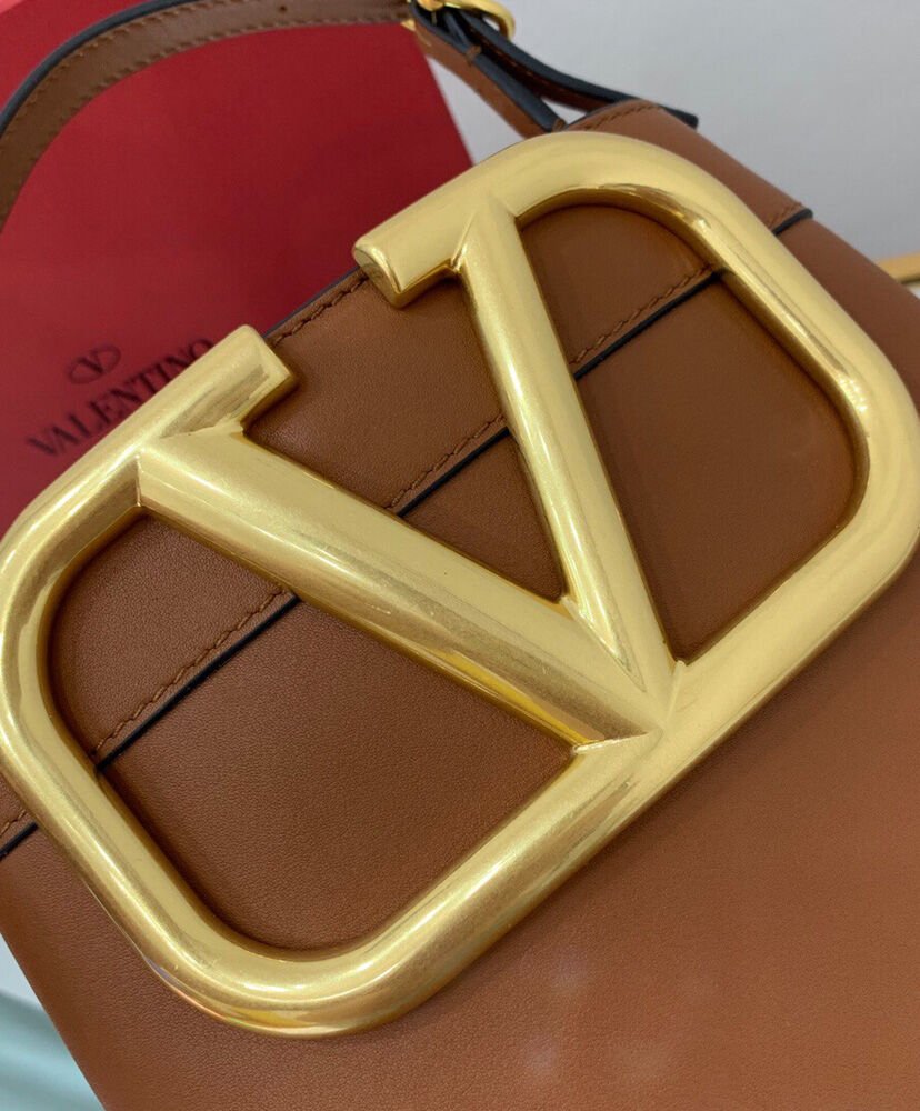 Valentino Garavani Supervee handbag Coffee - Image 7