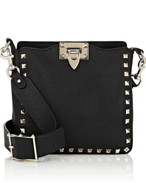 Valentino Garavani Mini Rockstud Crossbody Bag Black