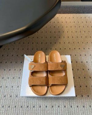 Prada Desert Band Flatform Women's Sandals