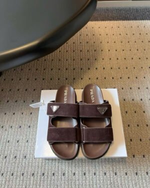 Prada Desert Band Flatform Women's Sandals