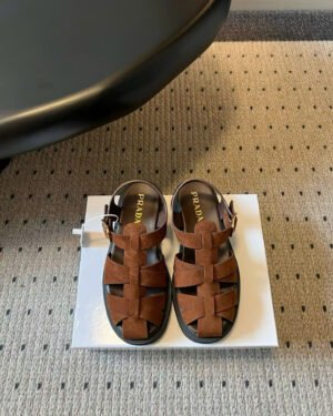 Prada Fisherman Leather Women's Sandals