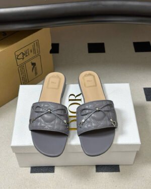 Dior D-Cannage Ribbon Women's Slides