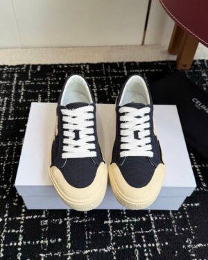 Celine Triomphe Alan Canvas Sneaker Platform Women's Shoes