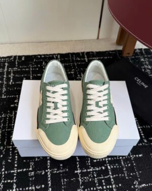 Celine Triomphe Alan Canvas Sneaker Platform Women's Shoes