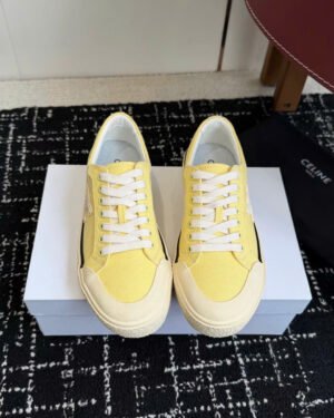 Celine Triomphe Alan Canvas Sneaker Platform Women's Shoes