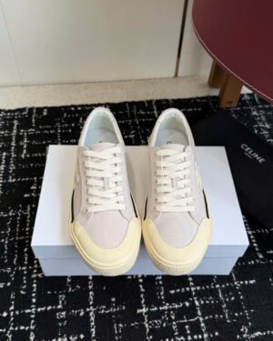 Celine Triomphe Alan Canvas Sneaker Platform Women's Shoes