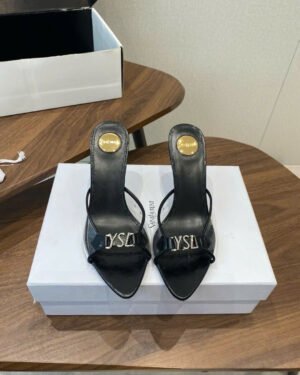 Saint Laurent YSL Logo Women's Heels Sandals