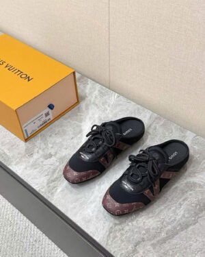 Louis Vuitton Sachetto Monogram Sneakeria Open Back Women's Shoes