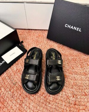 Chanel Coco Quilted Wome's Flat Sandals