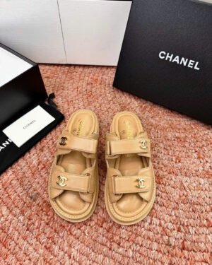 Chanel Coco Quilted Wome's Flat Sandals