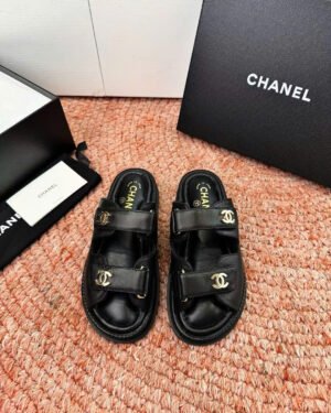 Chanel Coco Quilted Wome's Flat Sandals