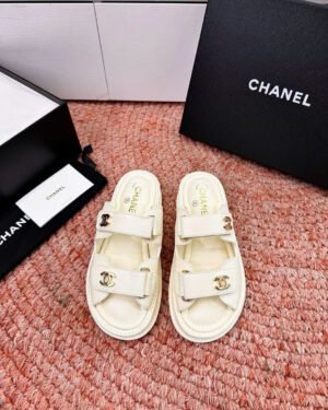 Chanel Coco Quilted Wome's Flat Sandals