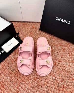 Chanel Coco Quilted Wome's Flat Sandals