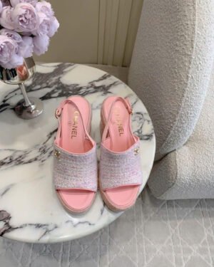 Chanel Coco Wedge Women's Heel Sandals