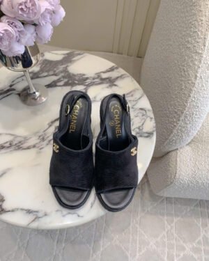 Chanel Coco Wedge Women's Heel Sandals