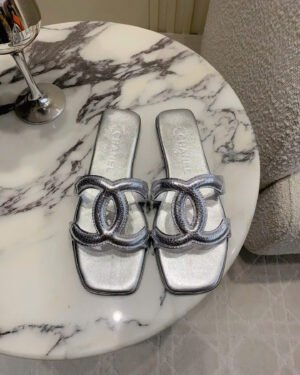 Chanel Coco Beach Double C Women's Slides