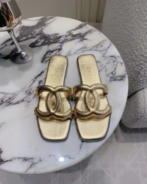 Chanel Coco Beach Double C Women's Slides