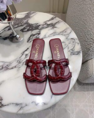 Chanel Coco Beach Double C Women's Slides