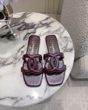Chanel Coco Beach Double C Women's Slides