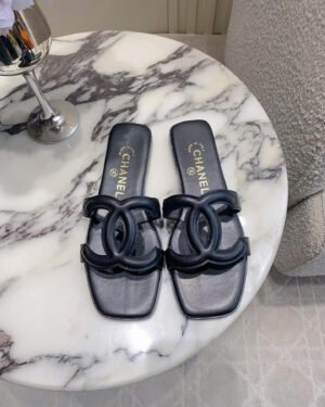 Chanel Coco Beach Double C Women's Slides
