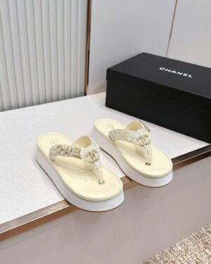 Chanel Coco Platform Flip Flop Sandal